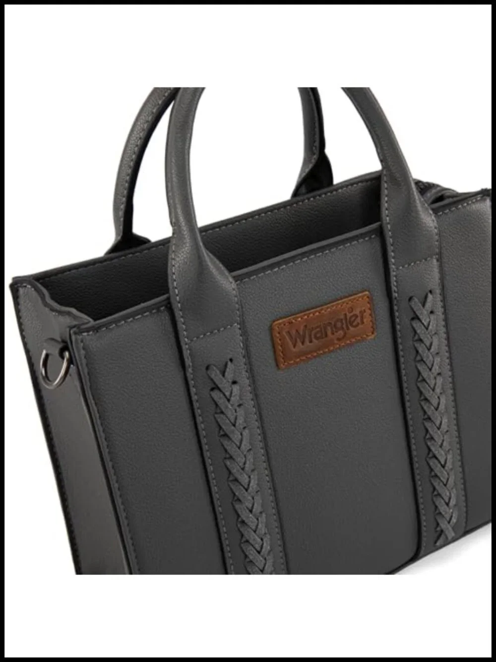 Wrangler Tote Bag Women Faux Leather Quilted Satchel Handbag Crossbody Shoulder